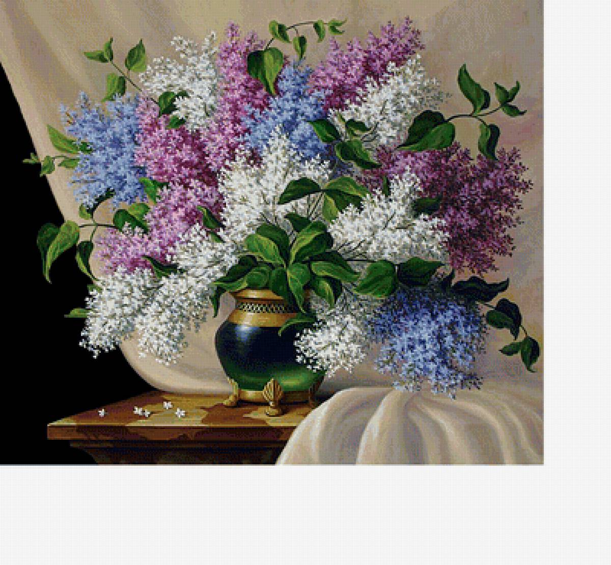 Сирень - цветы, букет, цветы в вазе - предпросмотр