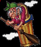 Баба Яга - детское, баба яга, сказки, мультяшки - оригинал