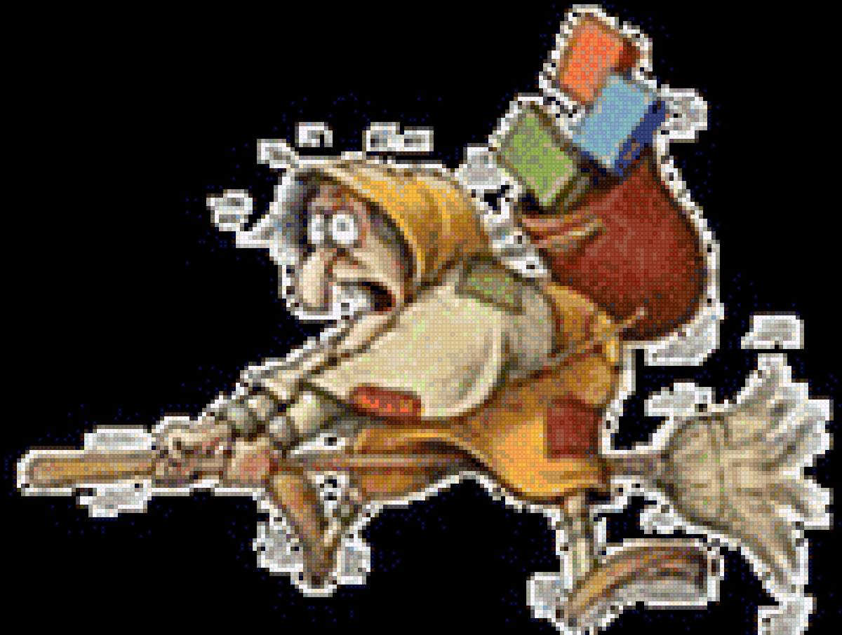 Баба Яга - мультяшки, баба яга, детское, сказки - предпросмотр