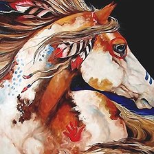 Схема вышивки «конь»