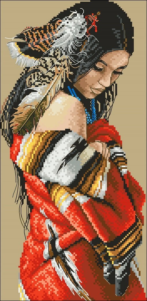 Идеанка - америка, народ, картина, история, индеанцы - оригинал