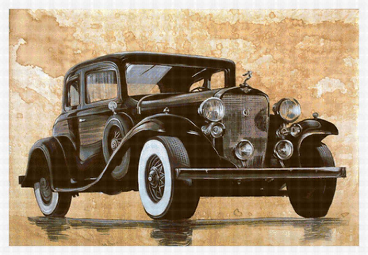 Серия "Ретро". Автомобиль - ретро, автомобиль - предпросмотр