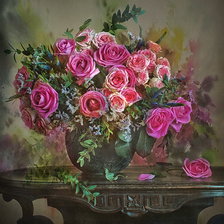 Схема вышивки «Розы»