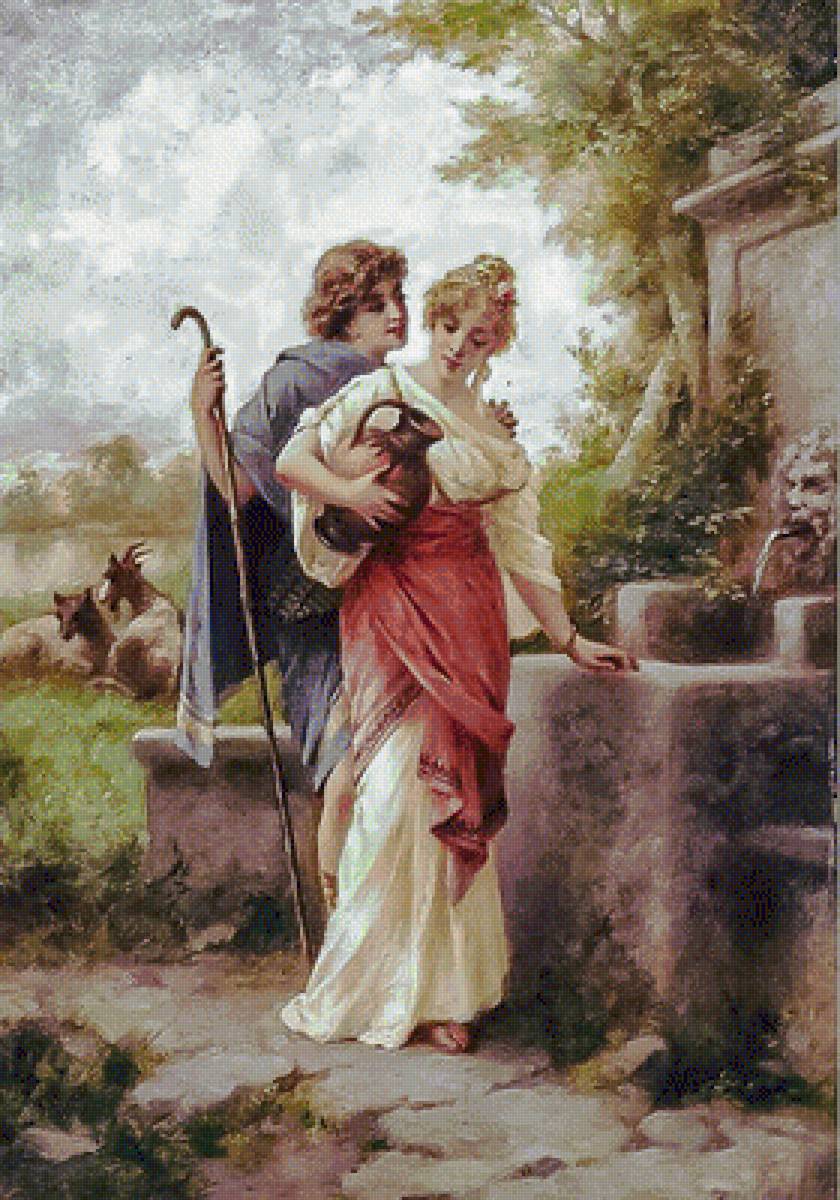 The Fountain. - luigi crosio.scenarys.people.animals. - предпросмотр