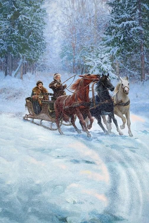 Зимняя прогулка - природа - оригинал