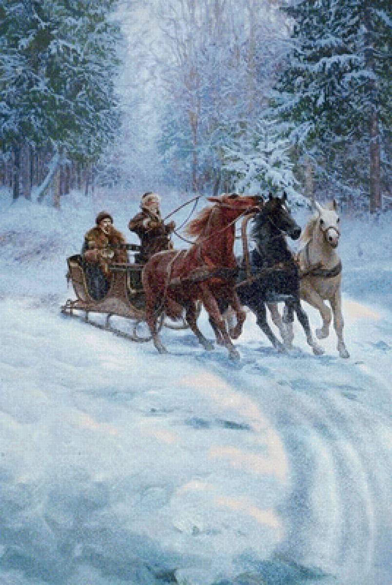 Зимняя прогулка - природа - предпросмотр