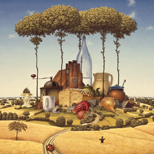 Схема вышивки «ЯЦЕК ЙЕРКА.НЕОБЫЧНЫЙ НАТЮРМОРТ»