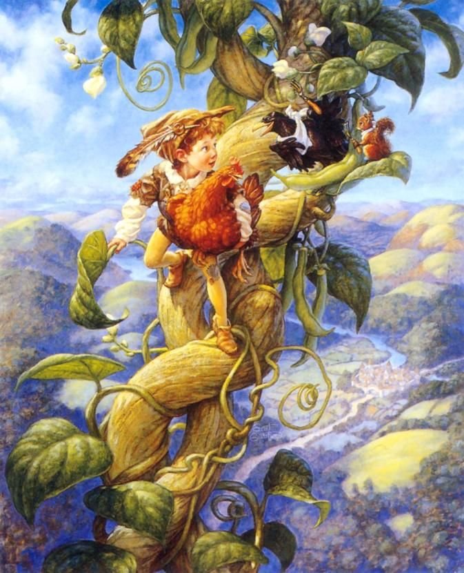 ДЖЕК И ВОЛШЕБНЫЕ БОБЫ.Скотт Густафсон - сказки - оригинал