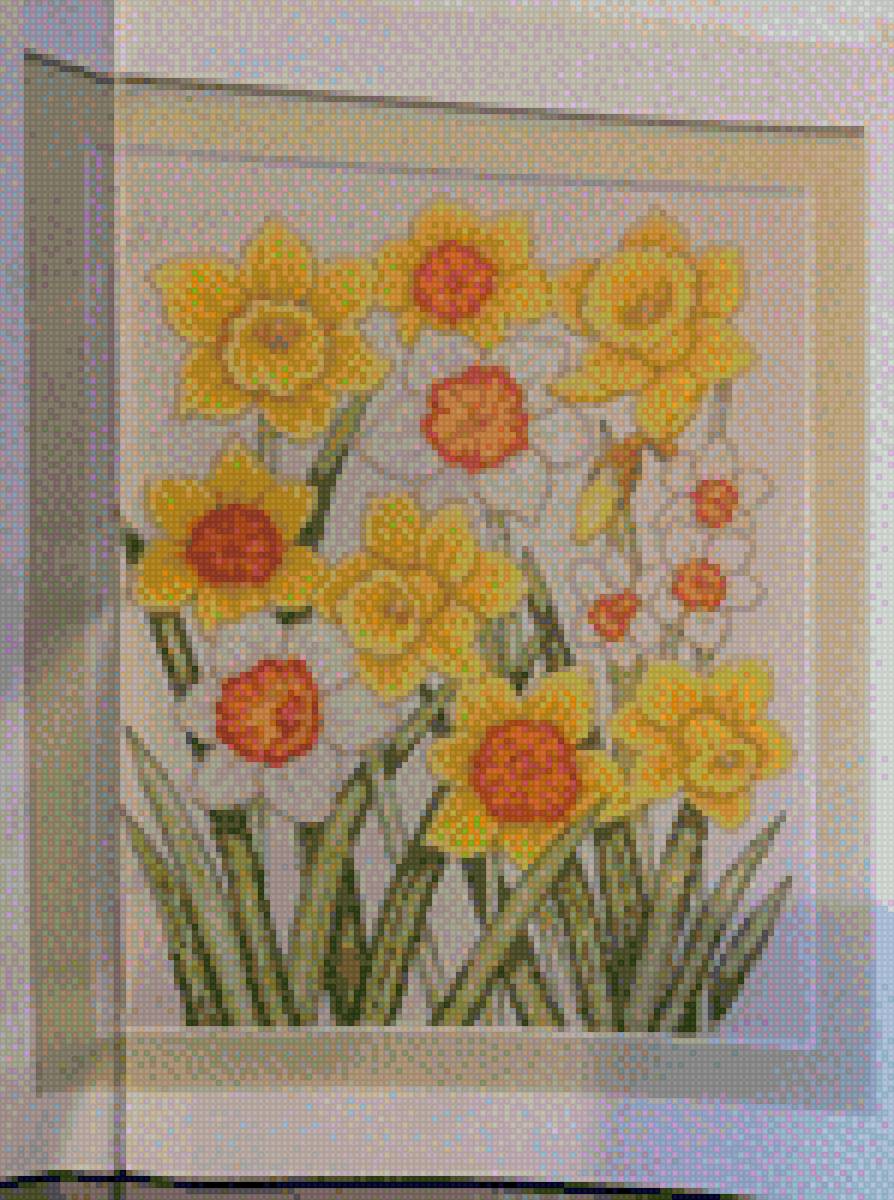 Нарциссы - нарциссы, цветы. картина - предпросмотр