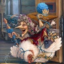 Схема вышивки «КИКИМОРА.ВЛАДИМИР АРЖЕВИТИН»