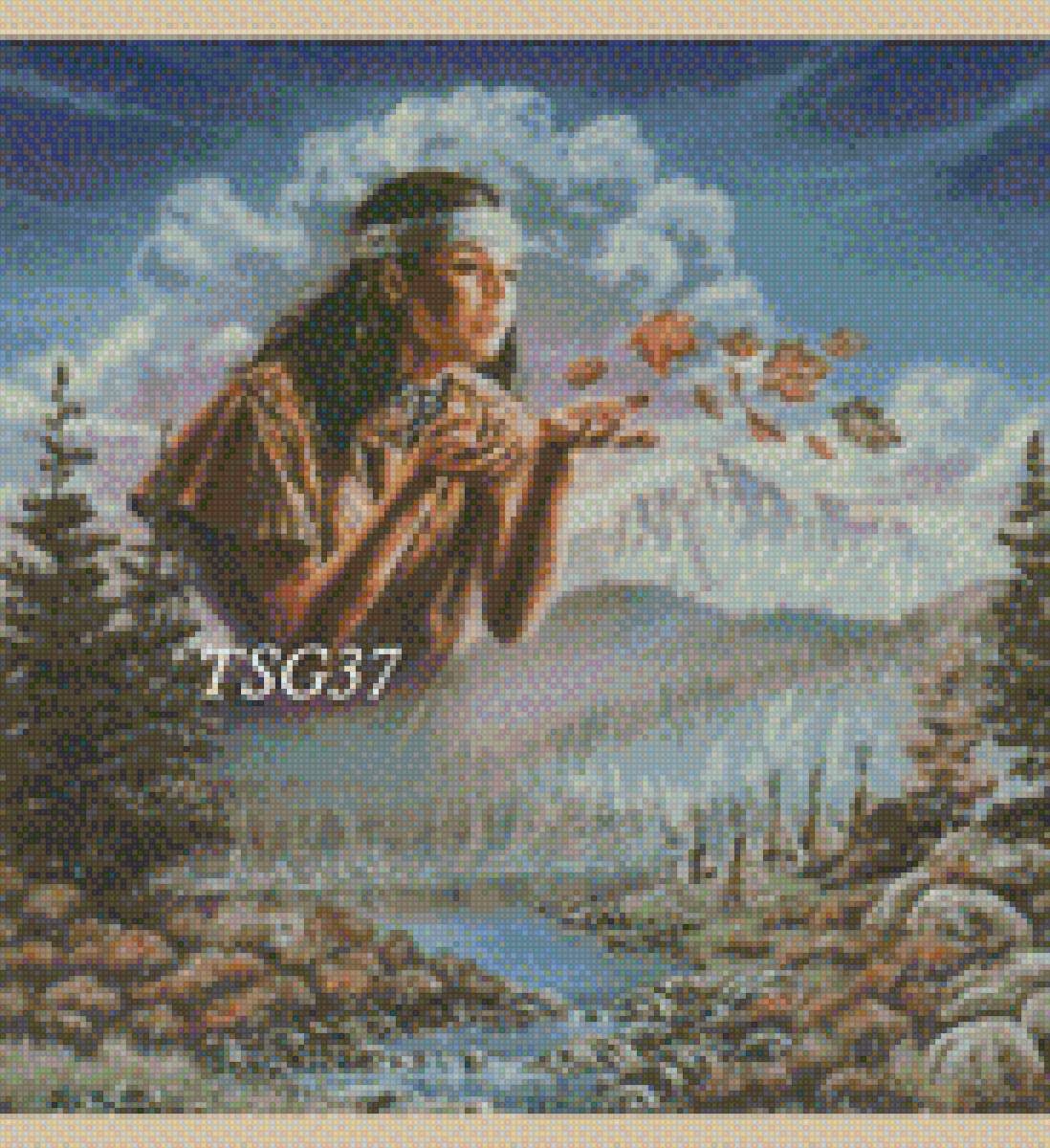 Идеанка - америка, народ, индеанцы, картина, история - предпросмотр