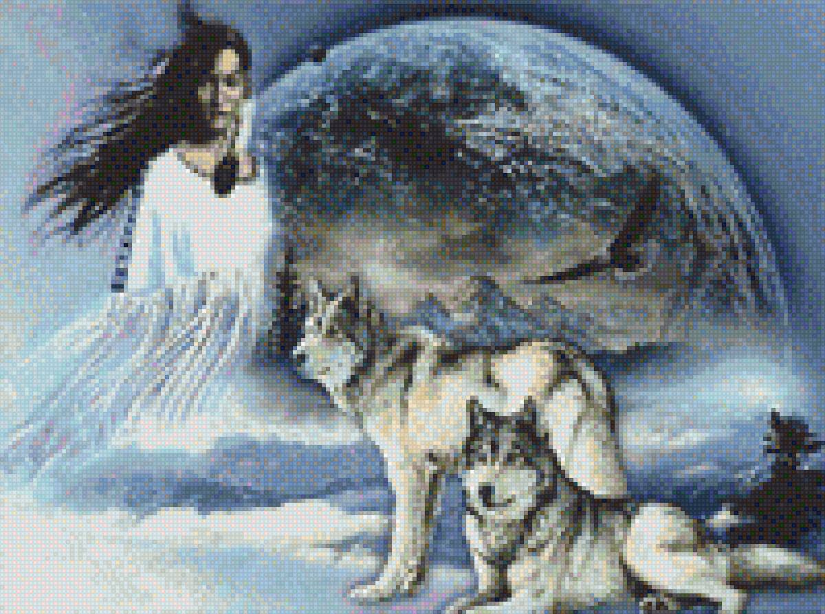 Идеанка - народ, америка, картина, история, индеанцы - предпросмотр