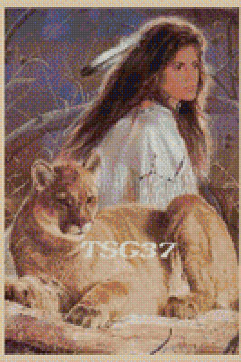 Идеанка - америка, индеанцы, картина, история, народ - предпросмотр