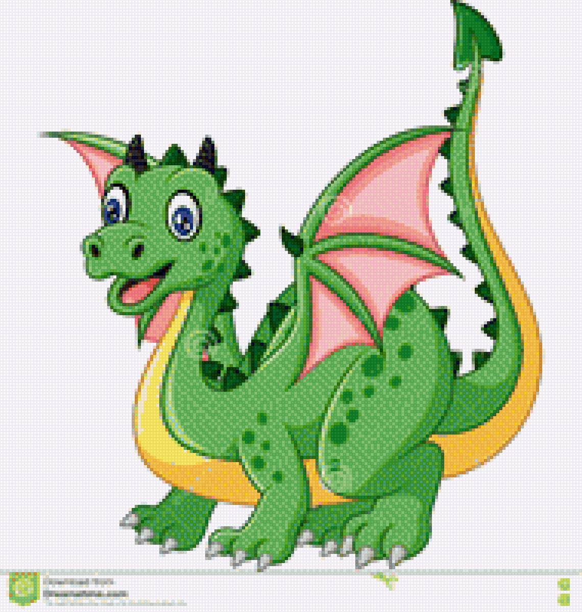 Динозавр - фентези, мультяшки, динозавр, дети, сказка, дракон - предпросмотр