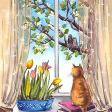 Схема вышивки «акварель»