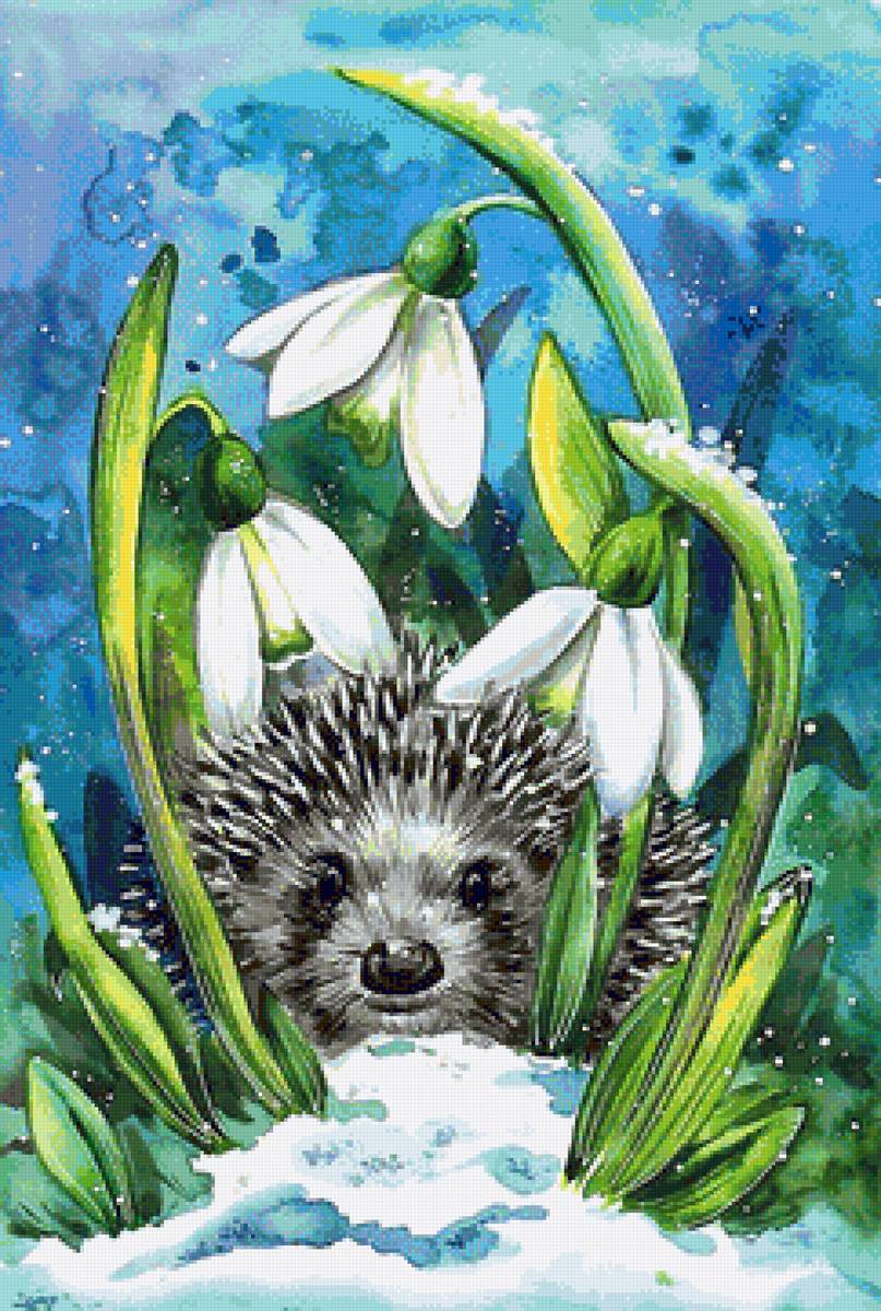 весенняя акварель - предпросмотр