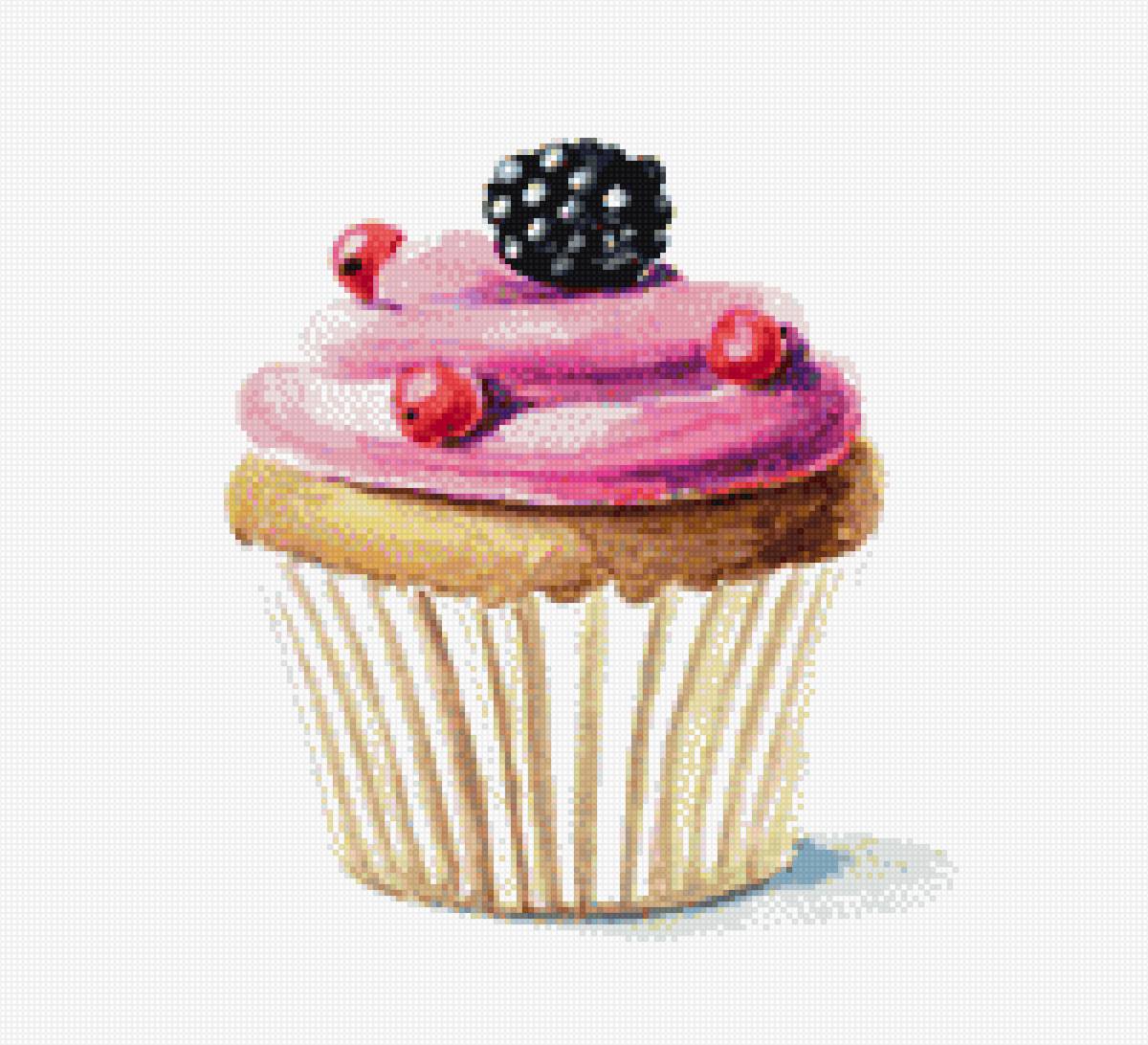 Капкейк - сладость, пирожное, десерт - предпросмотр