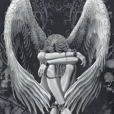 Схема вышивки «Ангел»