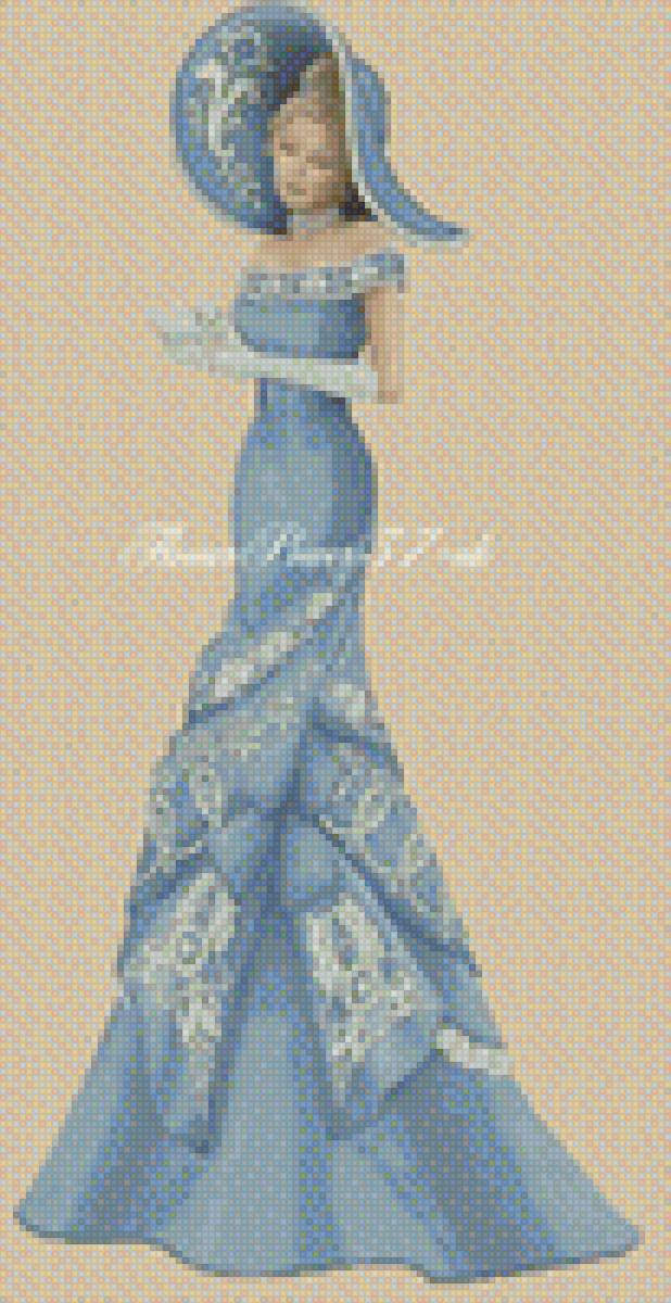 Леди - открытка, образ, леди, картина, женщина, девушка, ретро - предпросмотр