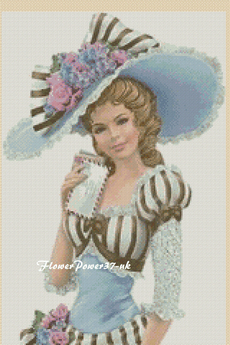 Леди - леди, образ, девушка, женщина, открытка, картина, ретро - оригинал