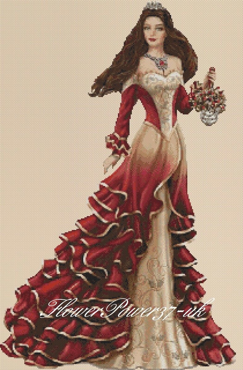 Леди - картина, женщина, ретро, открытка, образ, леди, девушка - оригинал