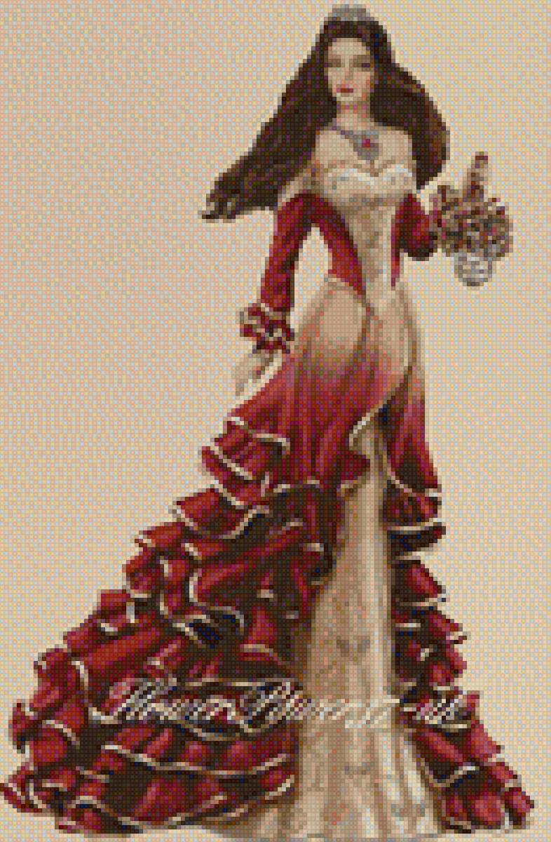 Леди - леди, образ, женщина, картина, открытка, девушка, ретро - предпросмотр