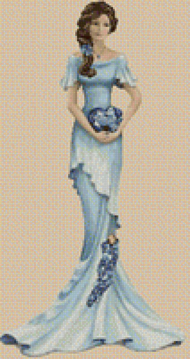 Леди - образ, леди, женщина, открытка, девушка, картина, ретро - предпросмотр