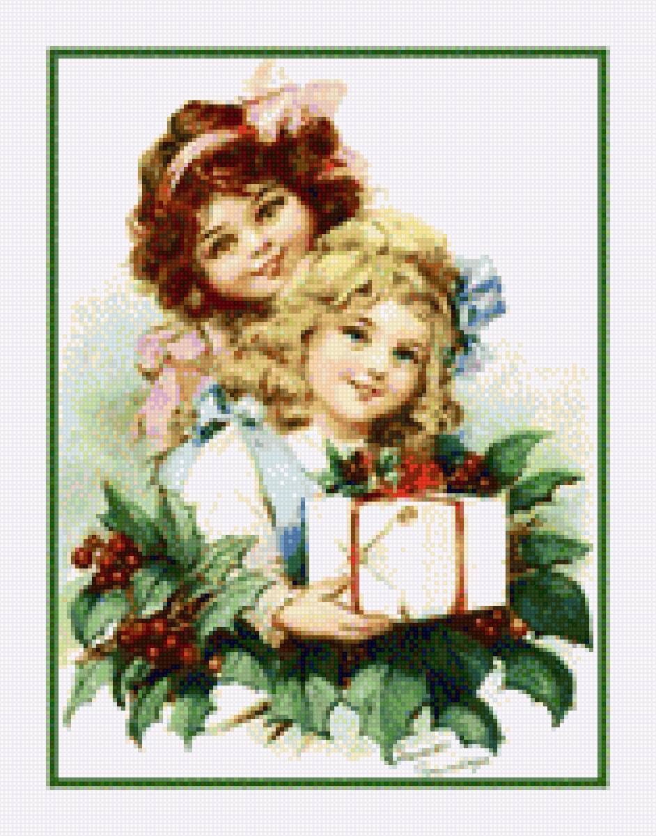 Рождество - рождество, ангелочки, с рождеством христовым, праздник, зима - предпросмотр