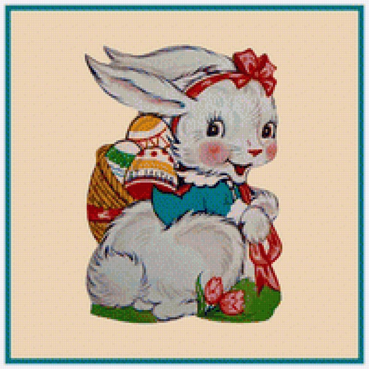 Кролик - кролик, картинка, детское, пасхальный кролик, пасха - предпросмотр