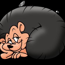 Схема вышивки «Ёжик»