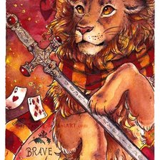 Схема вышивки «Грифиндор»