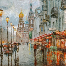 Alluring Evening Lights of St. Petersburg.