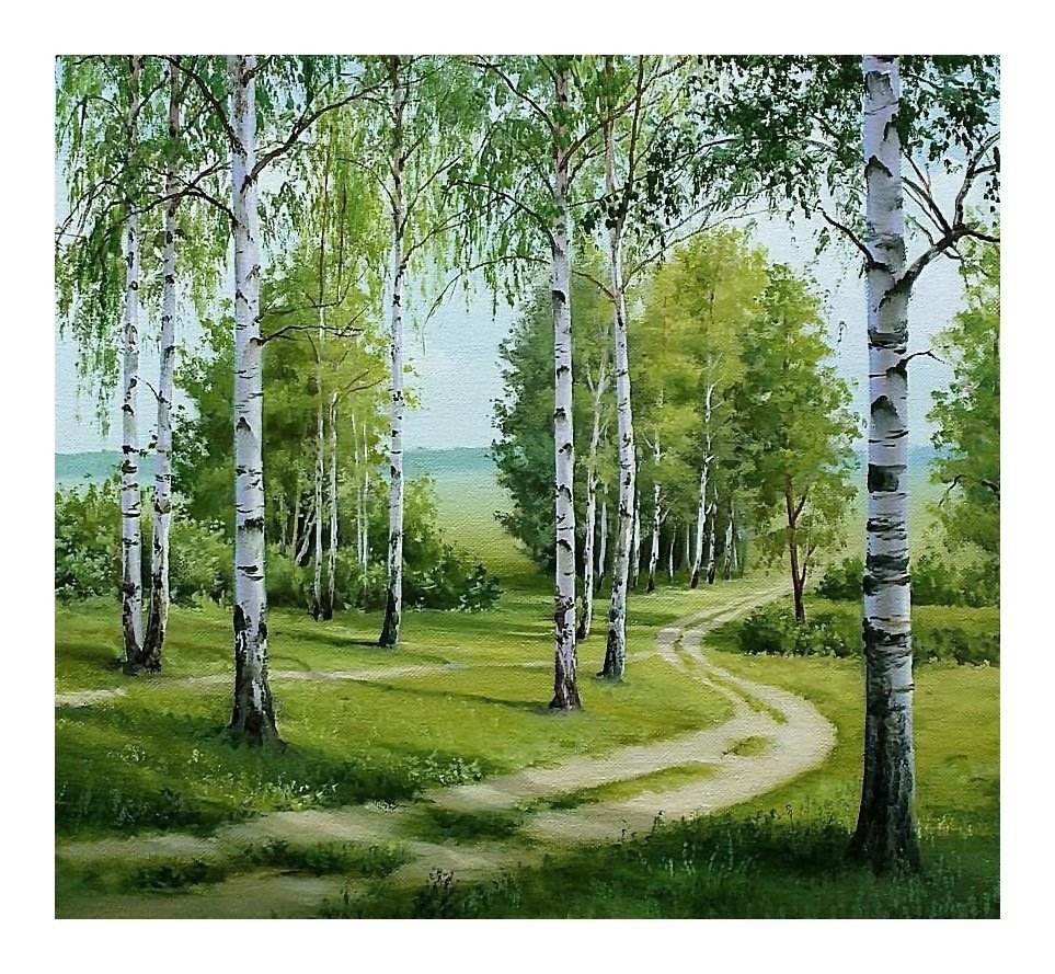 №2043998 - березы, пейзаж, природа - оригинал