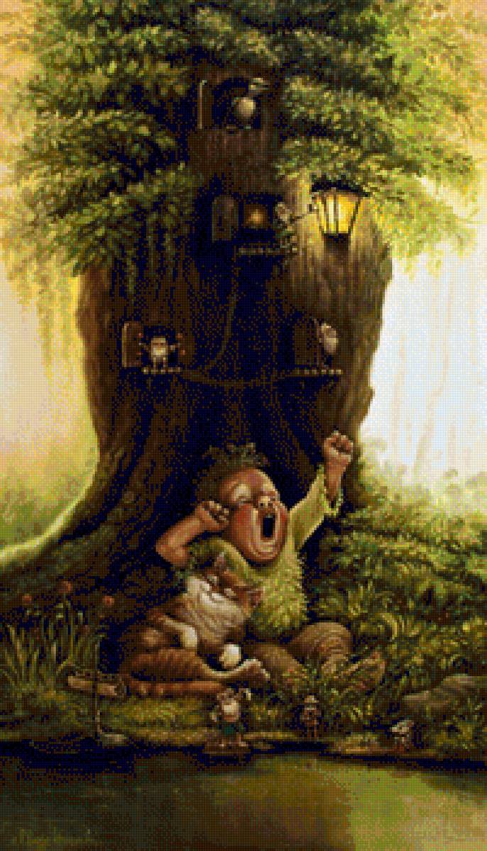 МАЛЫШ ПОД ДЕРЕВОМ - дети - предпросмотр