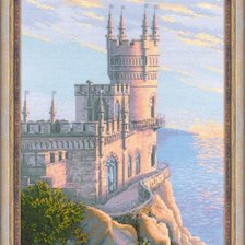 Схема вышивки «Ласточкино гнездо»