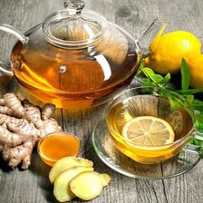 Схема вышивки «Чай с лимоном и имбирем»