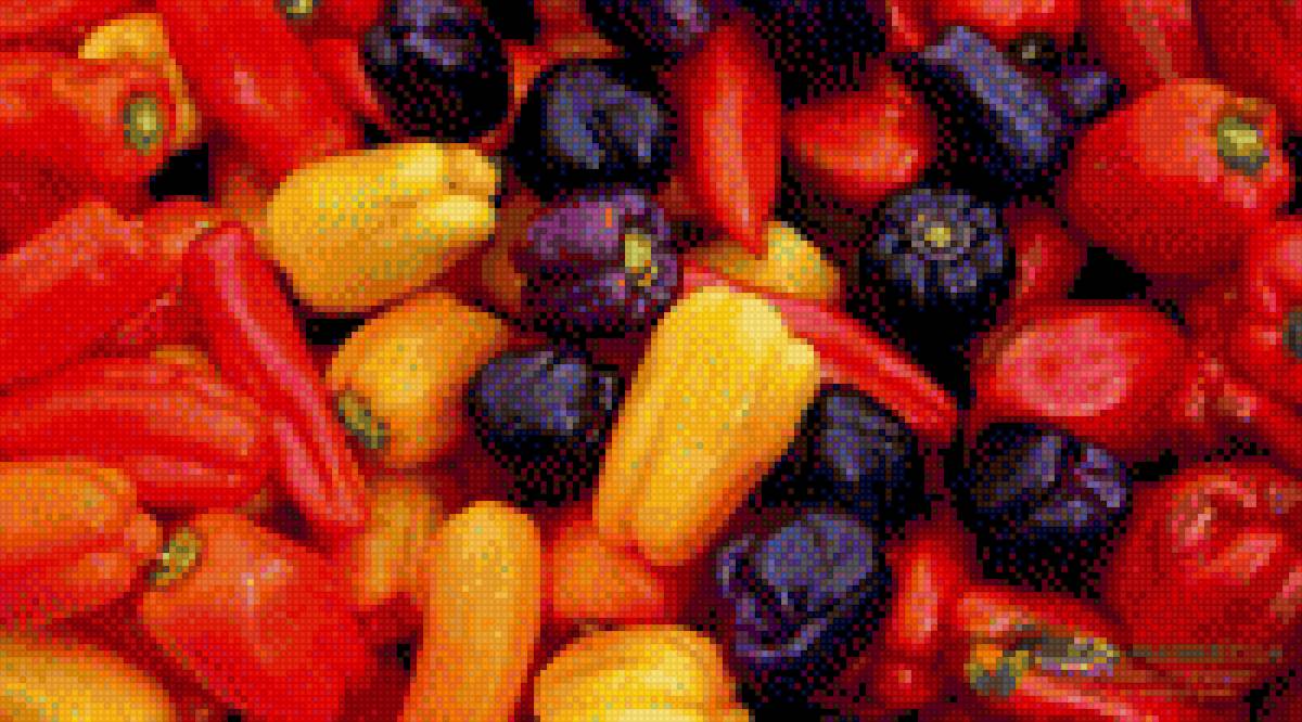 Перцы асорти - перец, ассорти, растения, овощи - предпросмотр