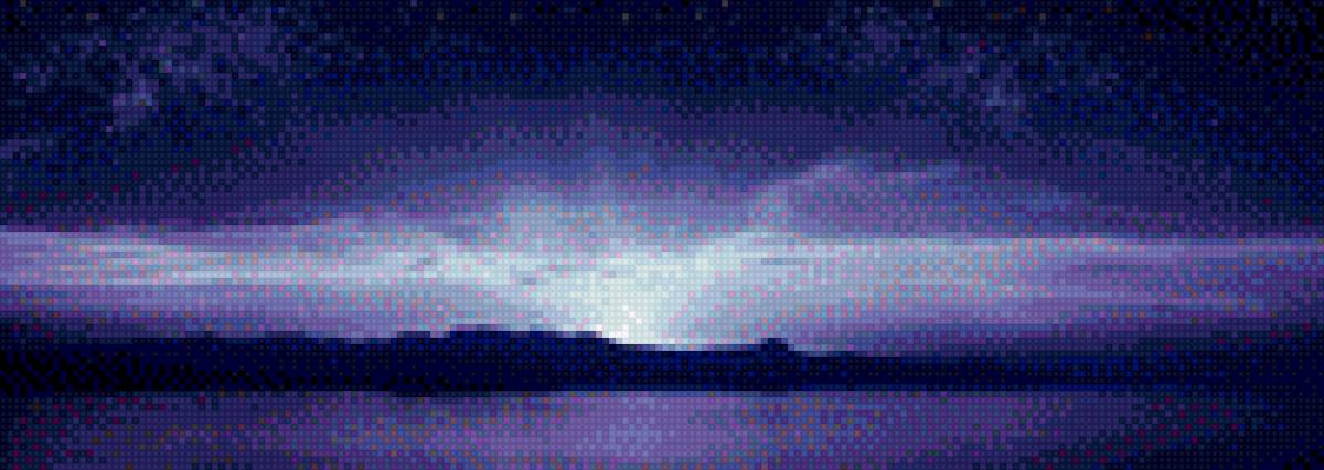 Луна и космос - фото, небо, планеты, картина, луна, космос - предпросмотр