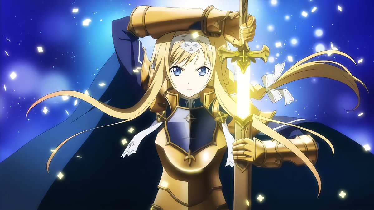 алиса мастера меча - мастера меча онлайн, руки, девочка, девушка, алиса, аниме, меч - оригинал