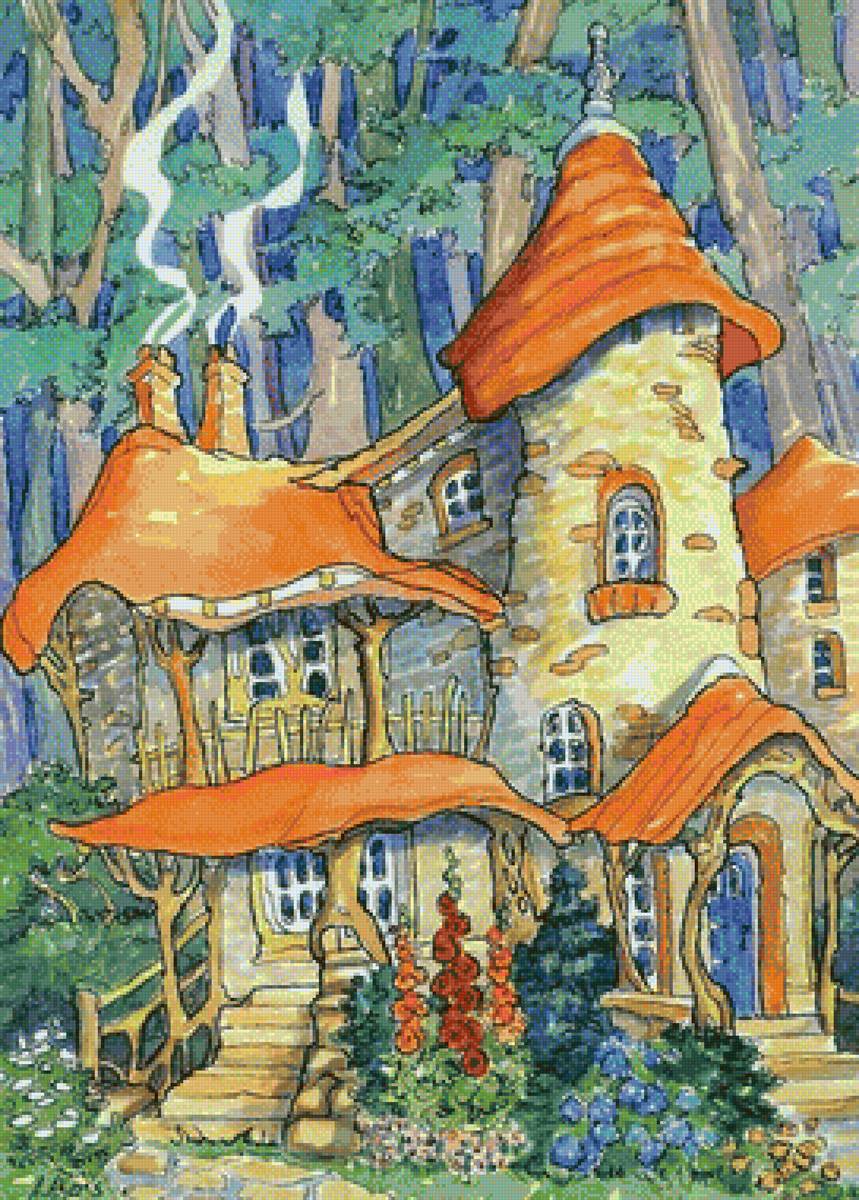 домик - домик сад - предпросмотр