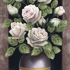 Схема вышивки «розы»