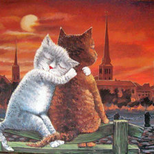 Схема вышивки «Мартовские коты»