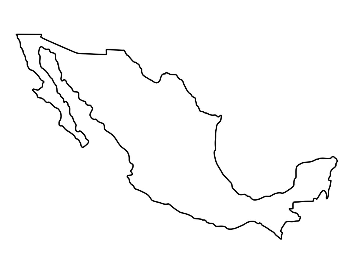 MAPA MEXICO - оригинал