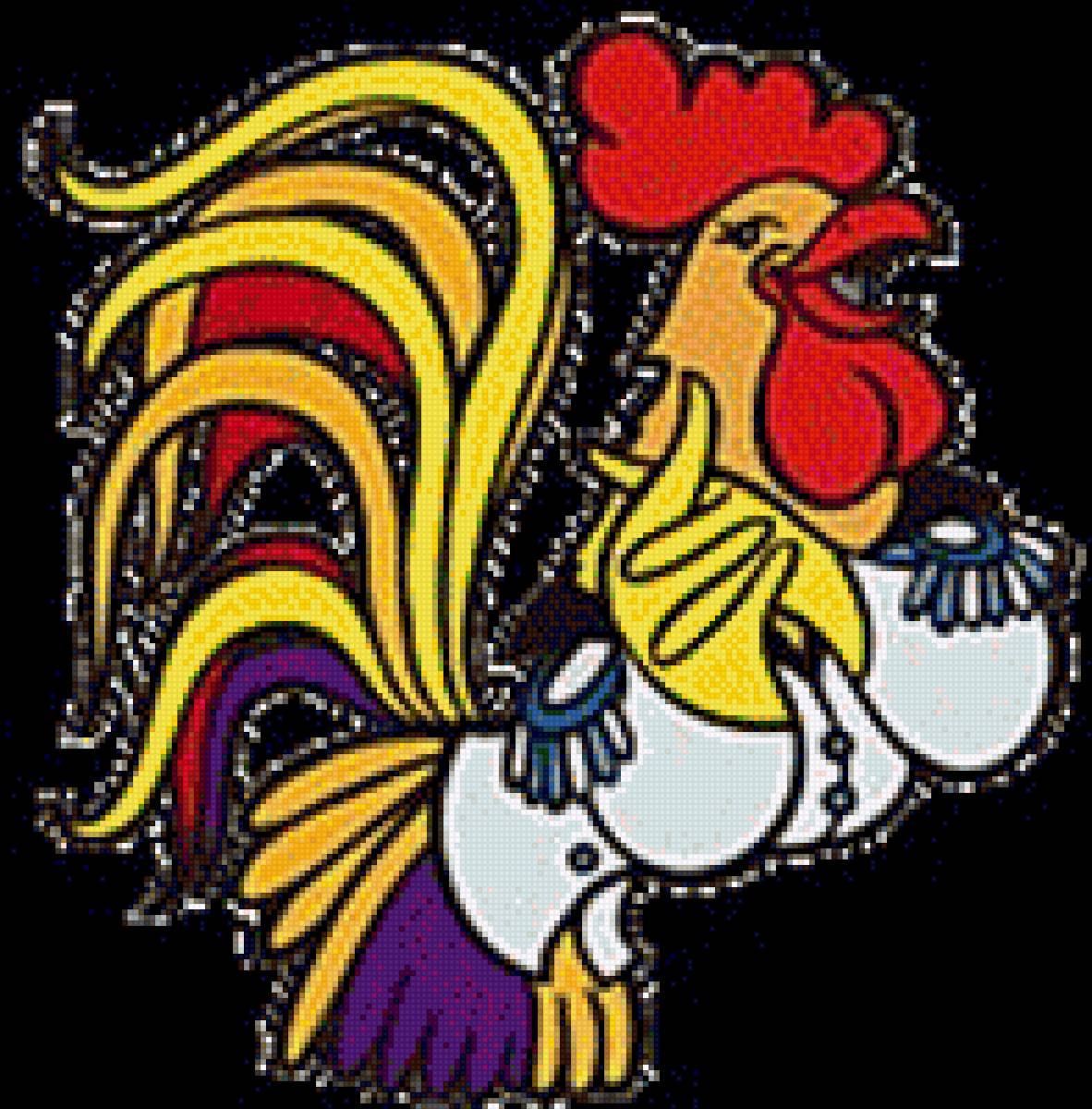 Петух - петух, птица, картинка - предпросмотр