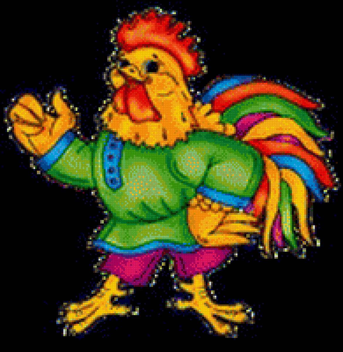 Петух - петух, птица, картинка - предпросмотр