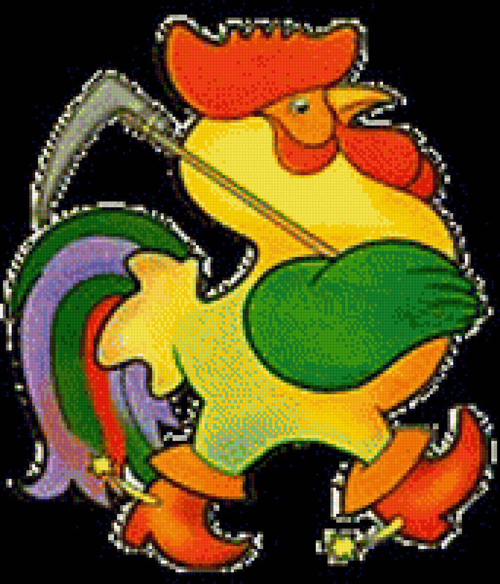 Петух - петух, птица, картинка - предпросмотр