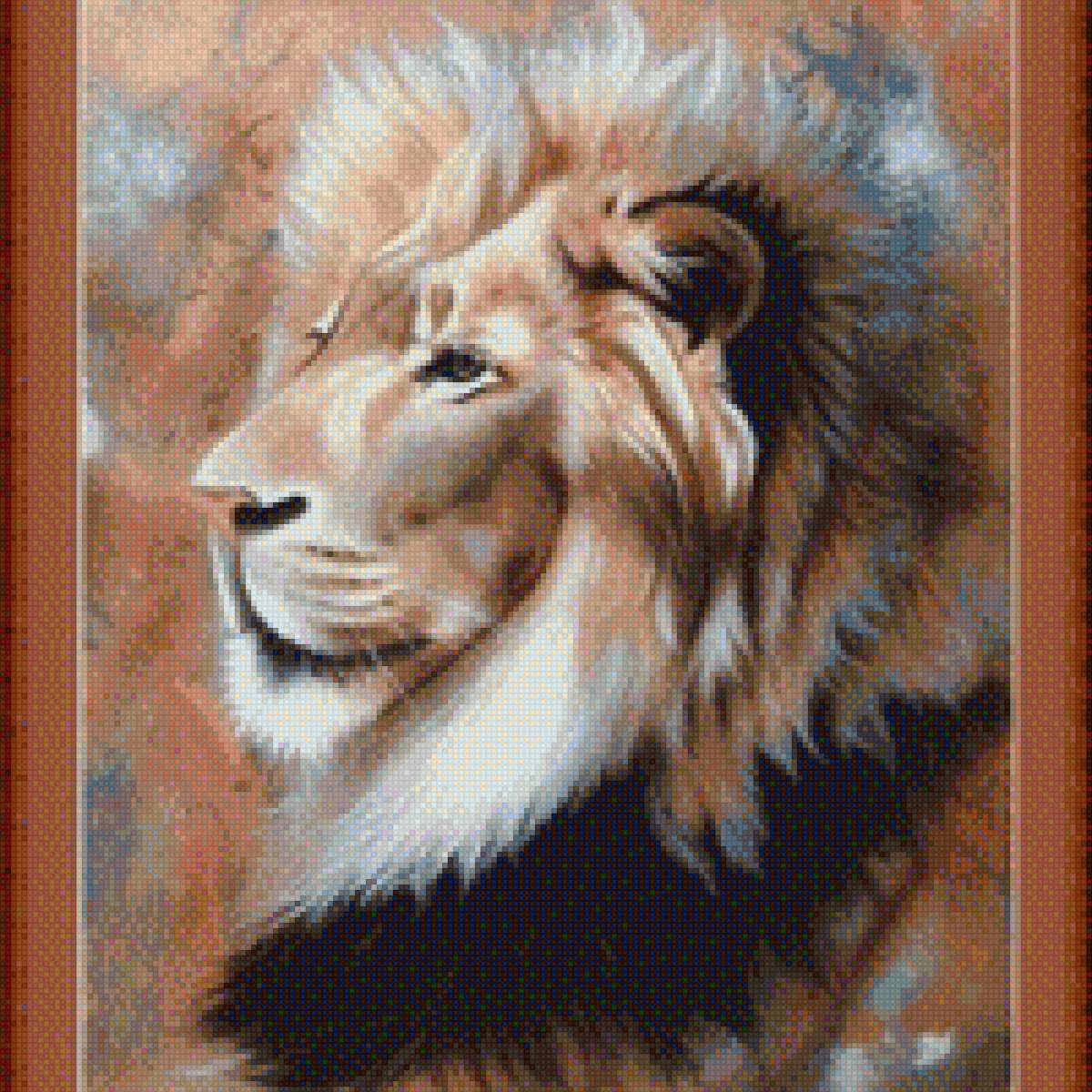 Лев - дикое животное, саванна, заросли, лев - предпросмотр