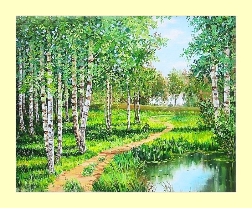 №2048337 - пейзаж, природа, березы - оригинал