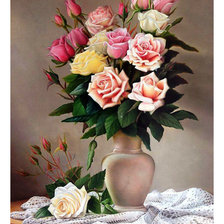 Схема вышивки «букет»