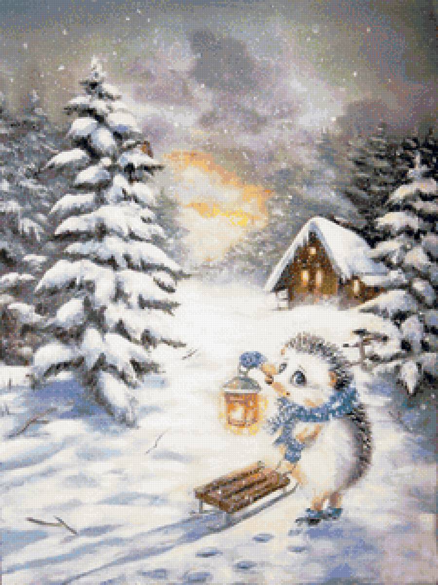 Ёжик. Детская тема - предпросмотр